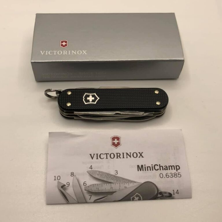 Victorinox Minichamp Alox Black – Marc's Army Knives