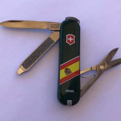 Victorinox Classic - Flag Spain Green 3D