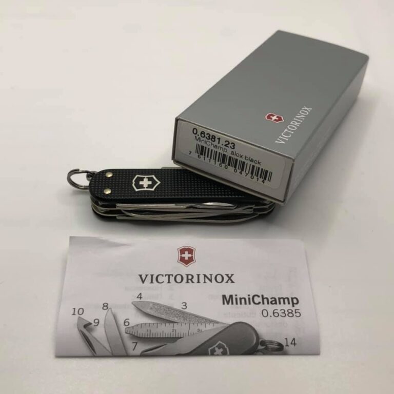 Victorinox Minichamp Alox Black – Marc's Army Knives